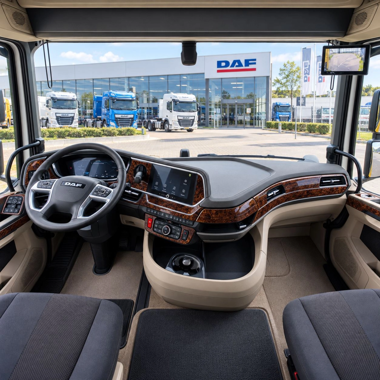 Kit decorativo per interni DAF XF / XG / XG+, vista dei componenti