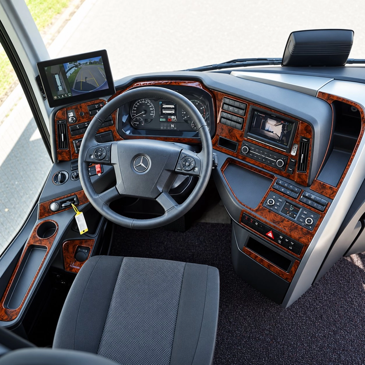 Kit decorativo per interni Mercedes-Benz Tourismo RHD, vista dei componenti